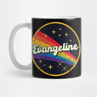 Evangeline // Rainbow In Space Vintage Grunge-Style Mug